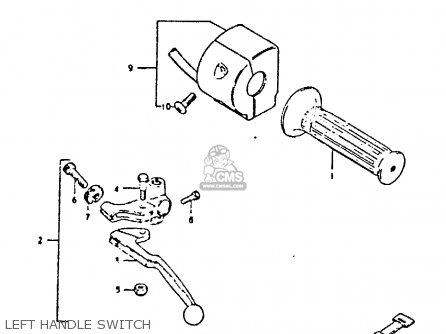 LEFT HANDLE SWITCH - GS250T 1980 (T) UNITED KINGDOM (E02)