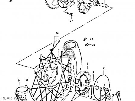 REAR WHEEL - GS250T 1980 (T) UNITED KINGDOM (E02)