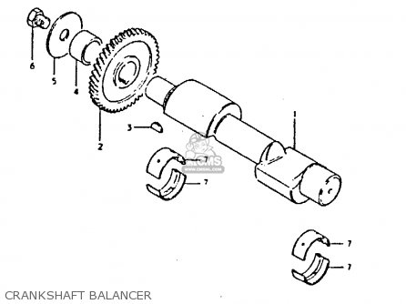 CRANKSHAFT BALANCER - GS250T 1980 (T) UNITED KINGDOM (E02)