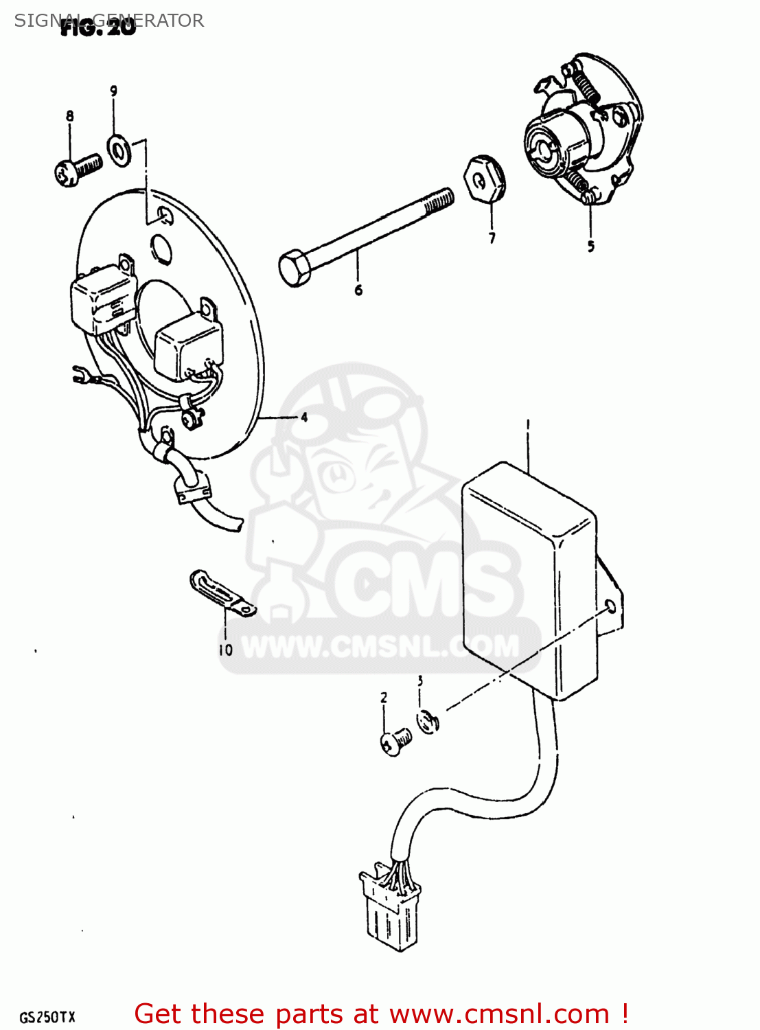 SIGNAL GENERATOR GS250T 1980 (T) USA (E03)