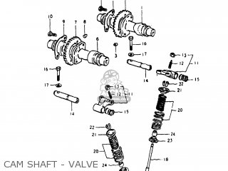 CAM SHAFT - VALVE - GS250T 1980 (T) USA (E03)