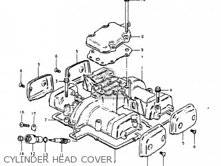 CYLINDER HEAD COVER - GS250T 1980 (T) USA (E03)