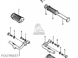 FOOTREST - GS250T 1980 (T) USA (E03)