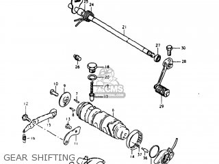 GEAR SHIFTING - GS250T 1980 (T) USA (E03)