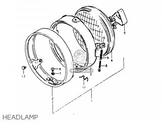 HEADLAMP - GS250T 1980 (T) USA (E03)
