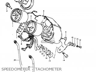 SPEEDOMETER - TACHOMETER - GS250T 1980 (T) USA (E03)