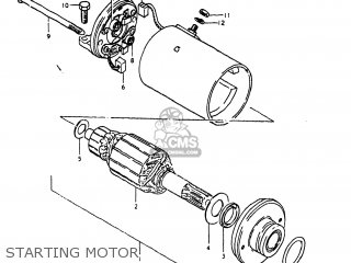 STARTING MOTOR - GS250T 1980 (T) USA (E03)