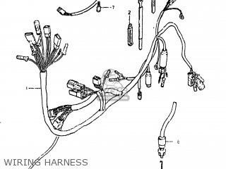 WIRING HARNESS - GS250T 1980 (T) USA (E03)