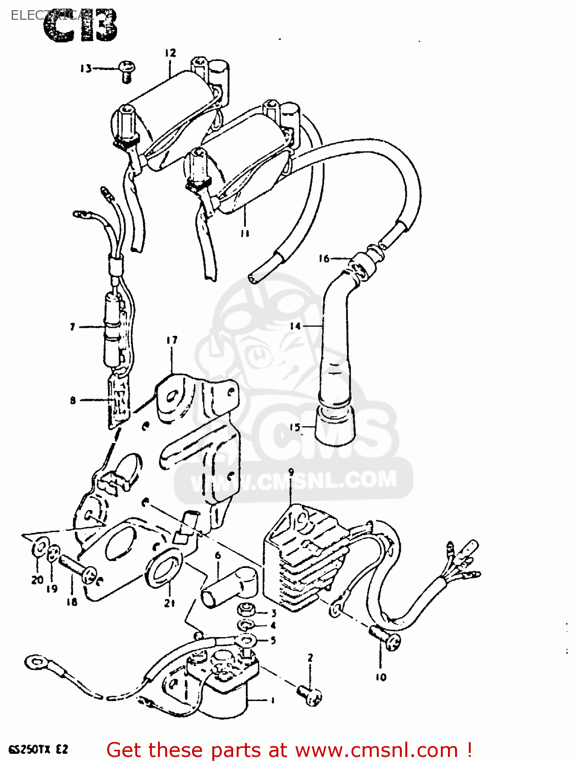 ELECTRICAL GS250T 1981 (X) UNITED KINGDOM (E02)