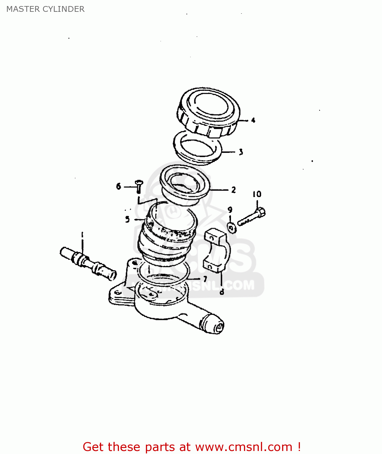 MASTER CYLINDER GS250T 1981 (X) UNITED KINGDOM (E02)