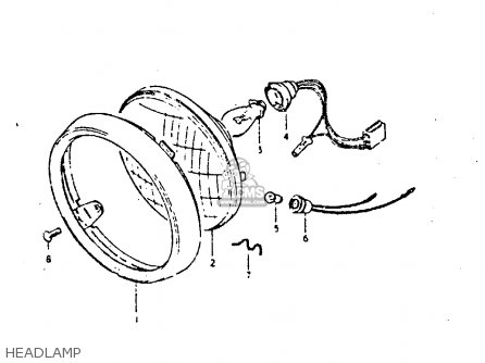 HEADLAMP - GS250T 1981 (X) UNITED KINGDOM (E02)
