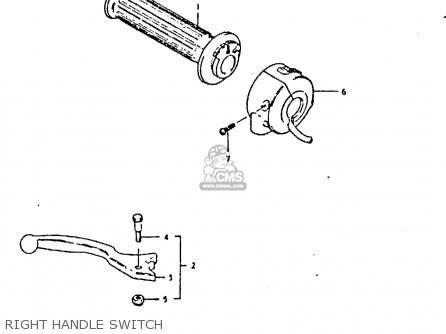 RIGHT HANDLE SWITCH - GS250T 1981 (X) UNITED KINGDOM (E02)