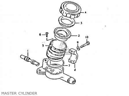 MASTER CYLINDER - GS250T 1981 (X) UNITED KINGDOM (E02)