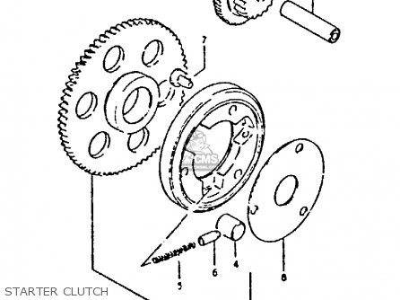 STARTER CLUTCH - GS250T 1981 (X) UNITED KINGDOM (E02)
