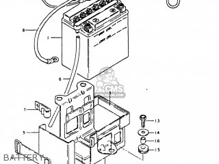 BATTERY - GS250T 1981 (X) USA (E03)