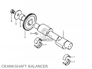 CRANKSHAFT BALANCER - GS250T 1981 (X) USA (E03)