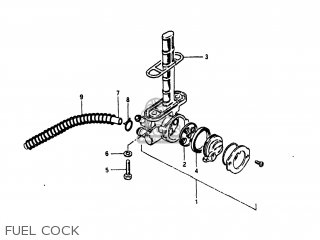 FUEL COCK - GS250T 1981 (X) USA (E03)