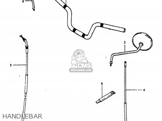 HANDLEBAR - GS250T 1981 (X) USA (E03)