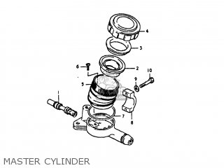 MASTER CYLINDER - GS250T 1981 (X) USA (E03)