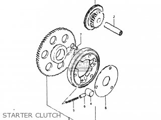 STARTER CLUTCH - GS250T 1981 (X) USA (E03)
