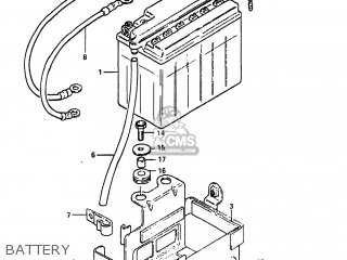 BATTERY - GS300L 1982 (Z) USA (E03)