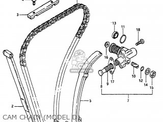 CAM CHAIN (MODEL D) - GS300L 1982 (Z) USA (E03)