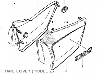 FRAME COVER (MODEL Z) - GS300L 1982 (Z) USA (E03)