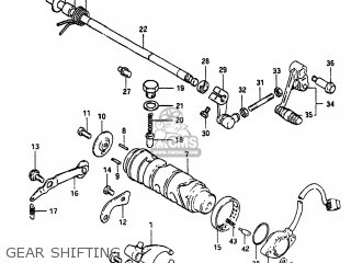 GEAR SHIFTING - GS300L 1982 (Z) USA (E03)