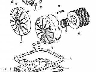 OIL FILTER - OIL PUMP - GS300L 1982 (Z) USA (E03)