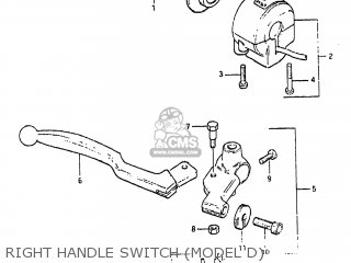 RIGHT HANDLE SWITCH (MODEL D) - GS300L 1982 (Z) USA (E03)