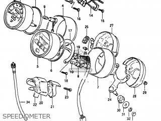 SPEEDOMETER - GS300L 1982 (Z) USA (E03)