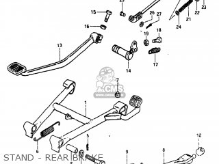 STAND - REAR BRAKE - GS300L 1982 (Z) USA (E03)