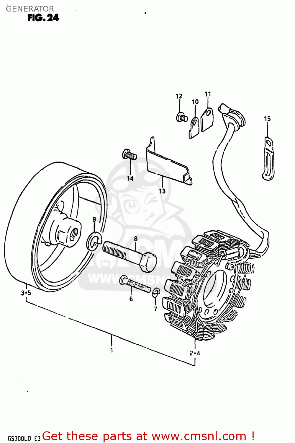 GENERATOR GS300L 1983 (D) USA (E03)