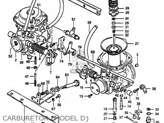 CARBURETOR (MODEL D) - GS300L 1983 (D) USA (E03)