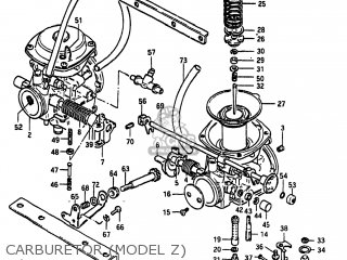 CARBURETOR (MODEL Z) - GS300L 1983 (D) USA (E03)