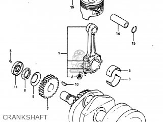 CRANKSHAFT - GS300L 1983 (D) USA (E03)