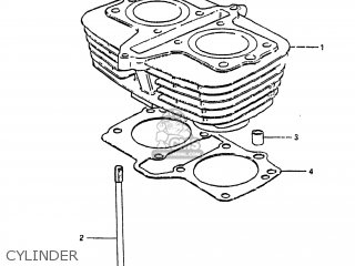 CYLINDER - GS300L 1983 (D) USA (E03)