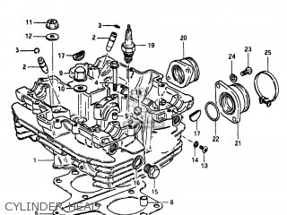 CYLINDER HEAD - GS300L 1983 (D) USA (E03)
