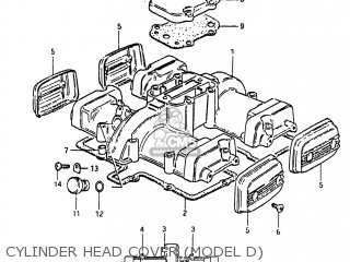 CYLINDER HEAD COVER (MODEL D) - GS300L 1983 (D) USA (E03)