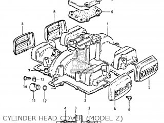CYLINDER HEAD COVER (MODEL Z) - GS300L 1983 (D) USA (E03)