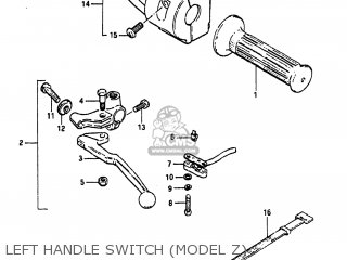 LEFT HANDLE SWITCH (MODEL Z) - GS300L 1983 (D) USA (E03)