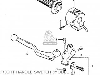 RIGHT HANDLE SWITCH (MODEL Z) - GS300L 1983 (D) USA (E03)