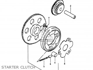 STARTER CLUTCH - GS300L 1983 (D) USA (E03)