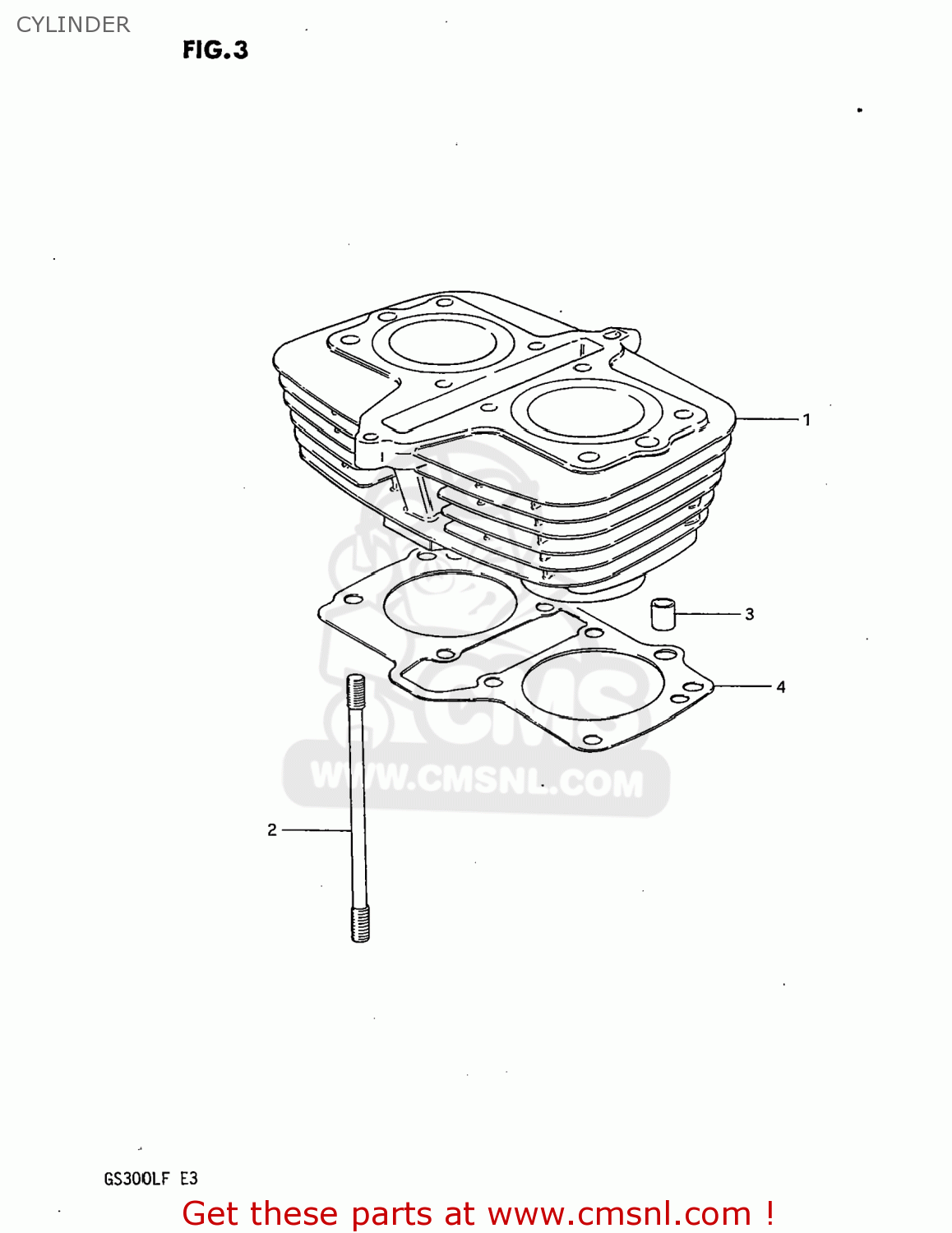 CYLINDER GS300L 1985 (F) USA (E03)