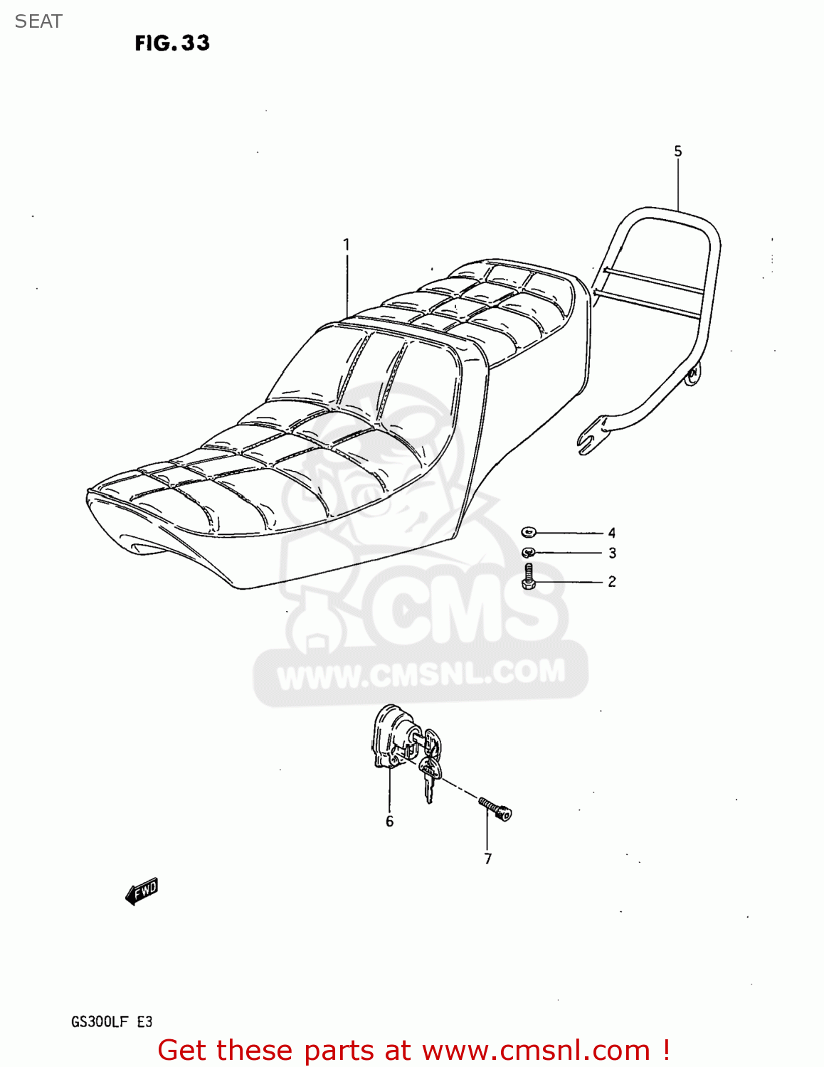 SEAT GS300L 1985 (F) USA (E03)