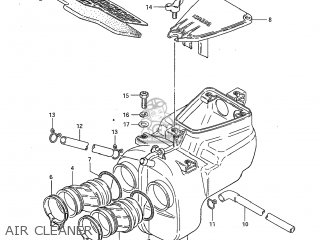 AIR CLEANER - GS300L 1985 (F) USA (E03)