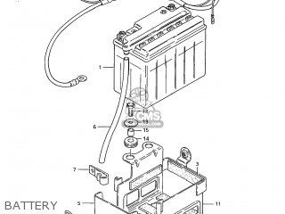BATTERY - GS300L 1985 (F) USA (E03)