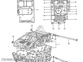 CRANKCASE - GS300L 1985 (F) USA (E03)