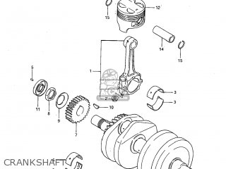 CRANKSHAFT - GS300L 1985 (F) USA (E03)