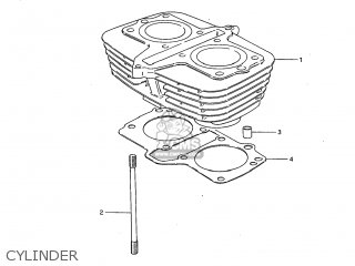 CYLINDER - GS300L 1985 (F) USA (E03)